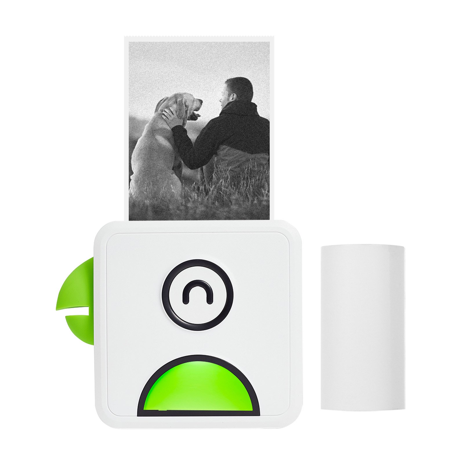 Thermal Photo Printer 200dpi Portable BT Wireless Receipt Label Sticker Maker,Green