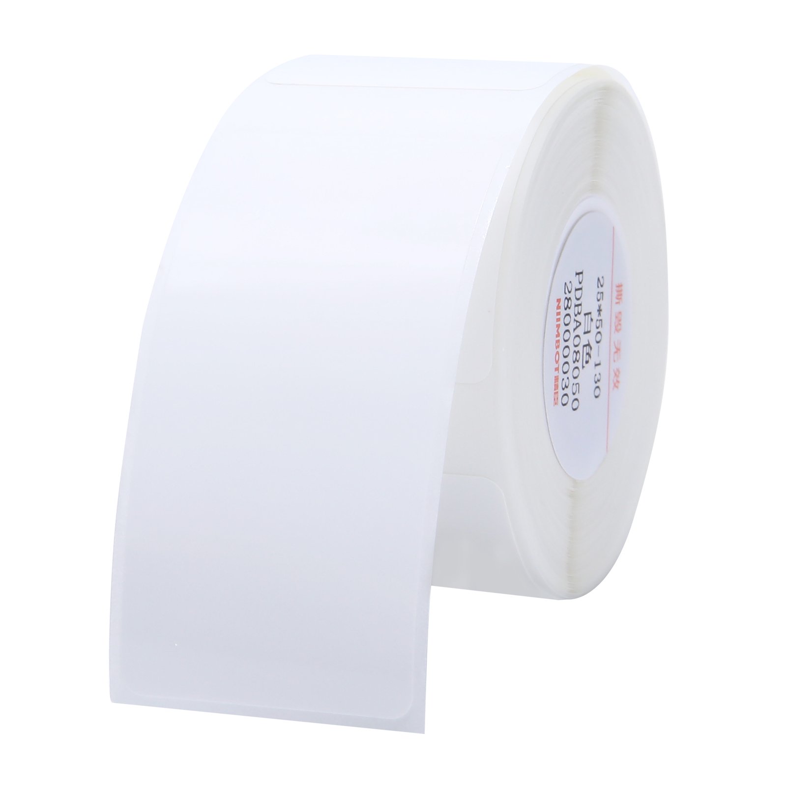 Thermal Cable Label Paper for D101 Label Printer Barcode Price Size Name Blank Labels Waterproof Tear Resistant 25x50mm 130sheets/roll for Price Office Supplies Clothing Stores Cable Wires