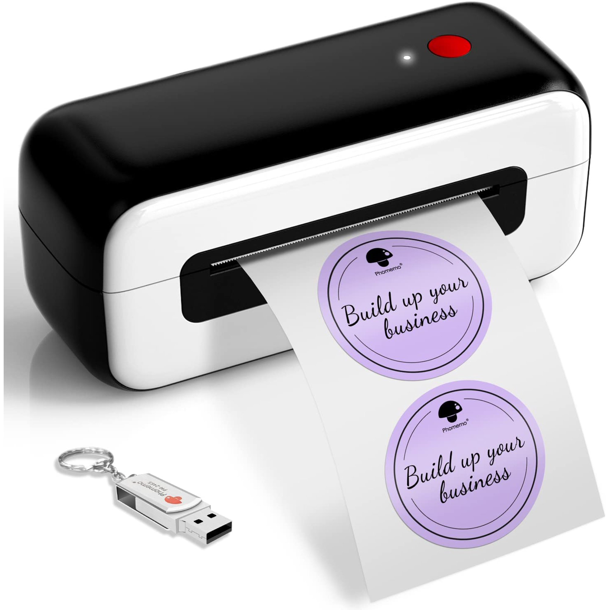 Shipping Label Printer for Shipping Packages, Desktop USB 4x6 Thermal labels Printer Label Maker Compatible with USPS, UPS, Shopify, Ebay, Etsy, ShippingEasy